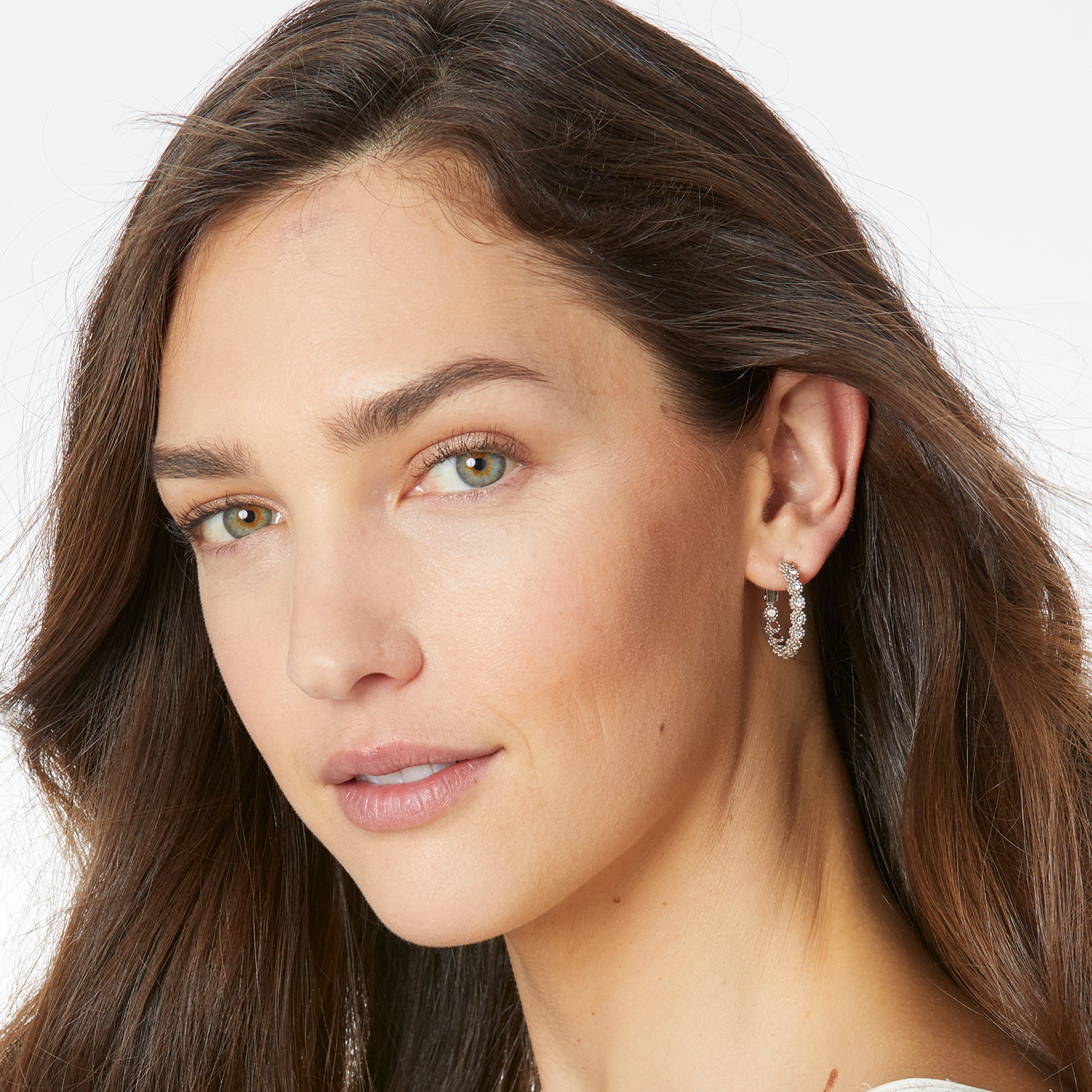Twinkle Splendor Small Hoop Earring
