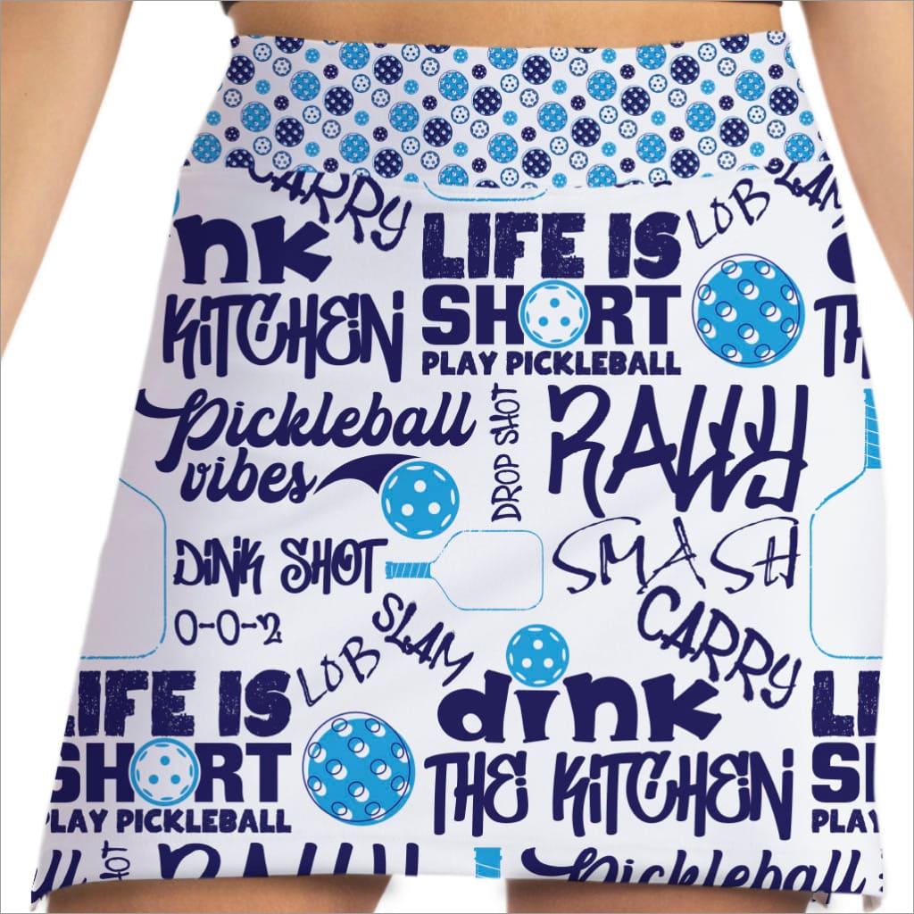 PICKLEBALL SLAM BLUE - xs / Regular - Fashion Skort