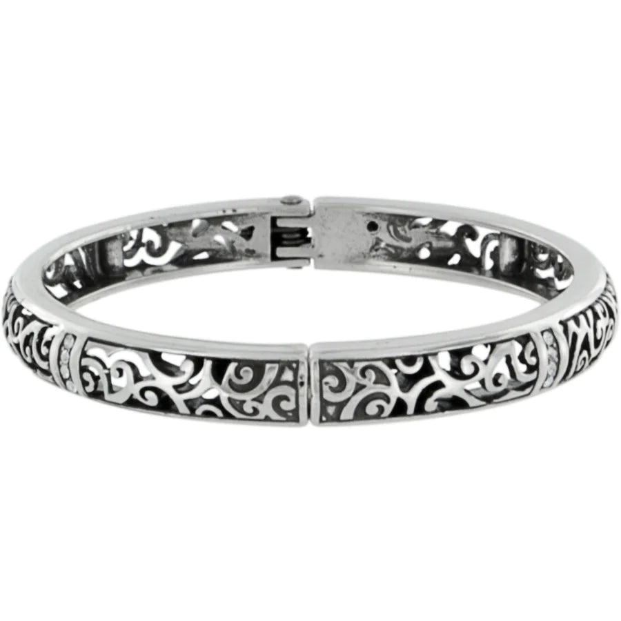Front image of brighton viewpoint hinged bangle. Brighton bangle bracelet.