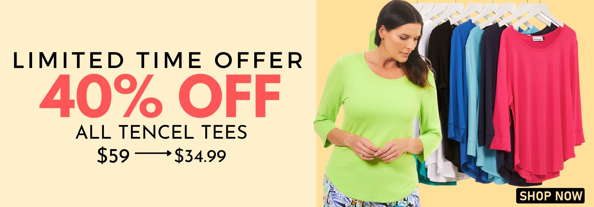 Tencel Tee Sale - Patchington