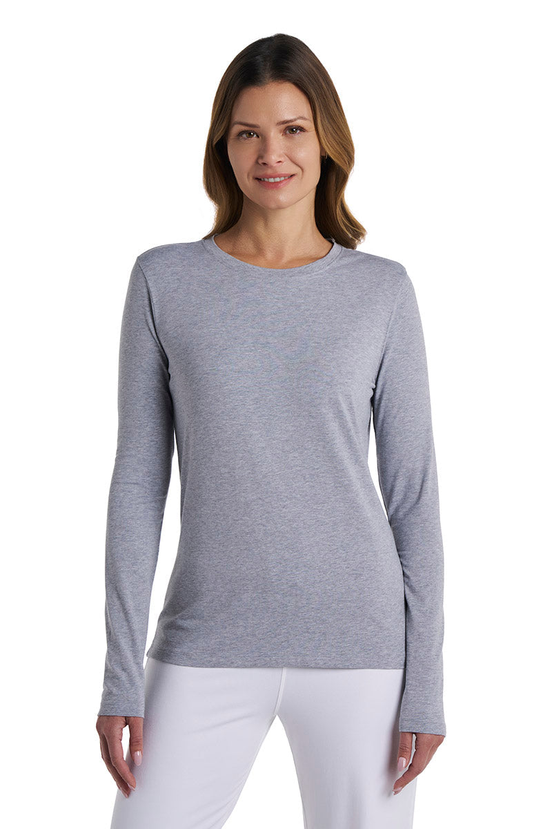 Women's Morada Everyday Long Sleeve T-Shirt | Grey Heather