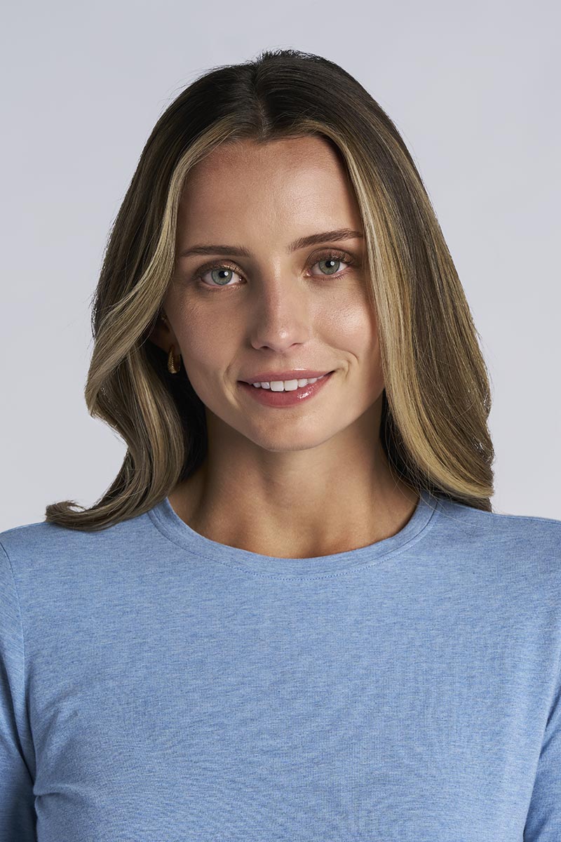 Women's Morada Everyday Long Sleeve T-Shirt | Light Blue Heather