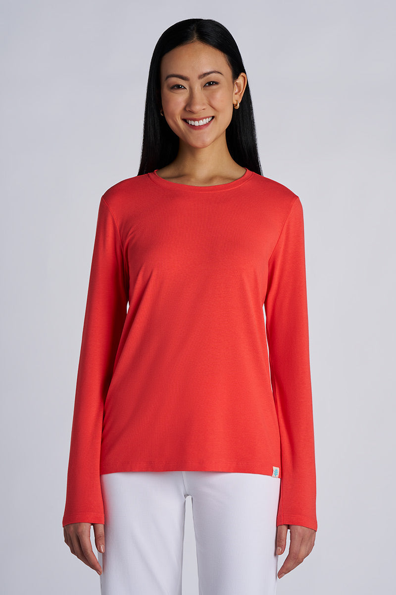 Women's Morada Everyday Long Sleeve T-Shirt | Coral Reef