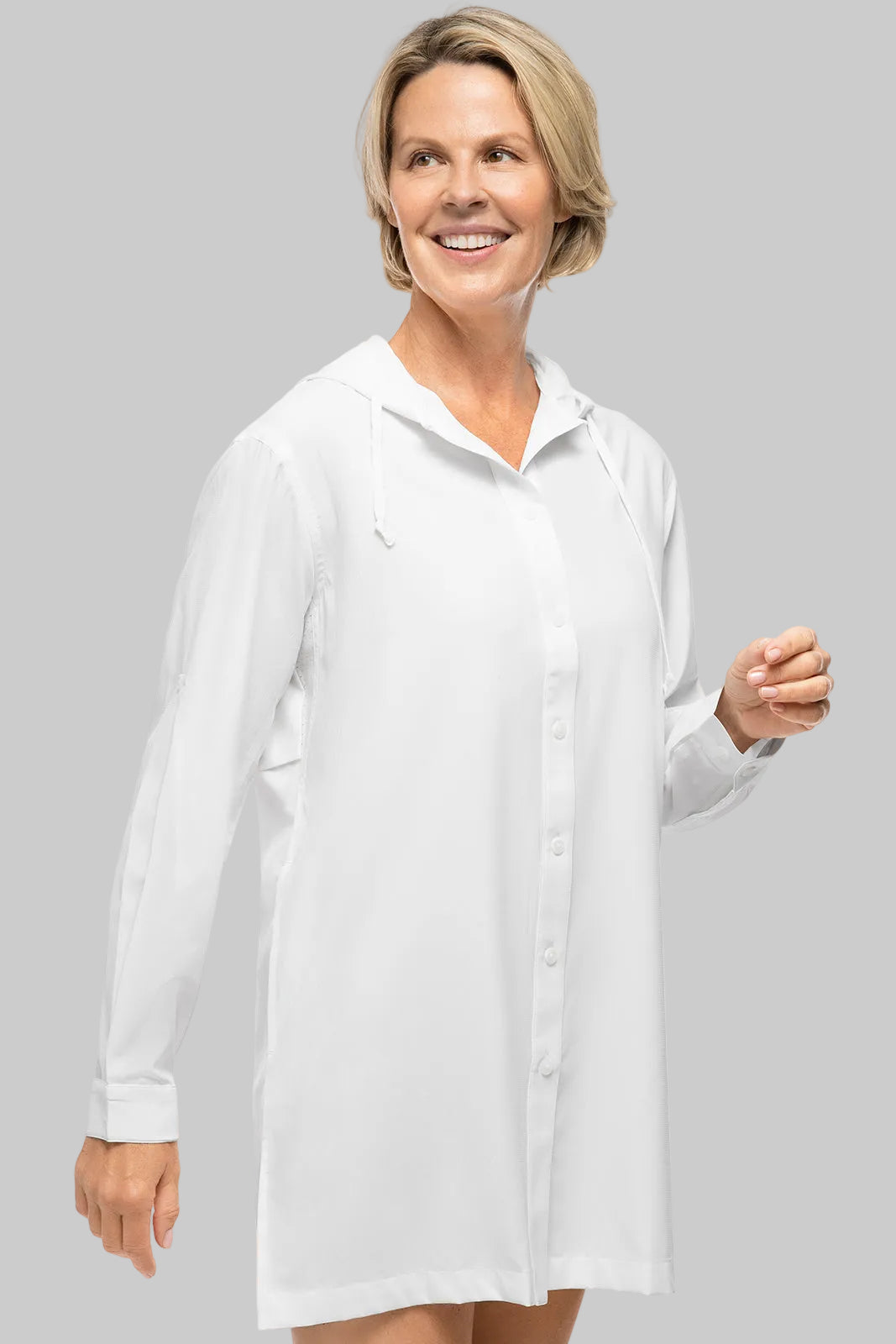 Iztapa Coastal Sun Shirt | White