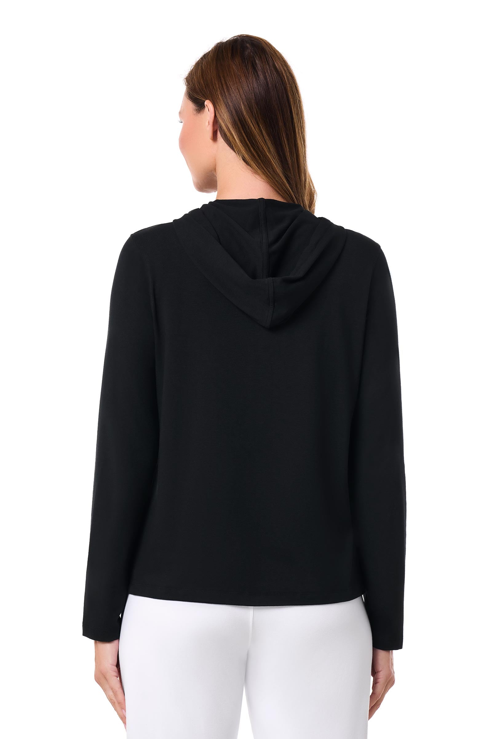 Women's Seaside Zip-Up Hoodie | Black