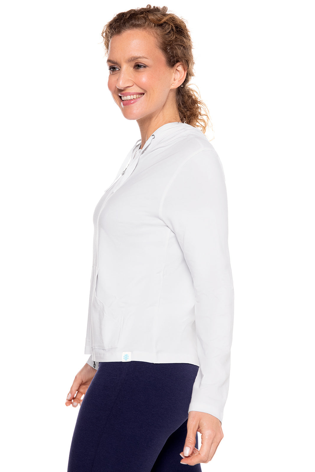 Women's Seaside Zip-Up Hoodie | White