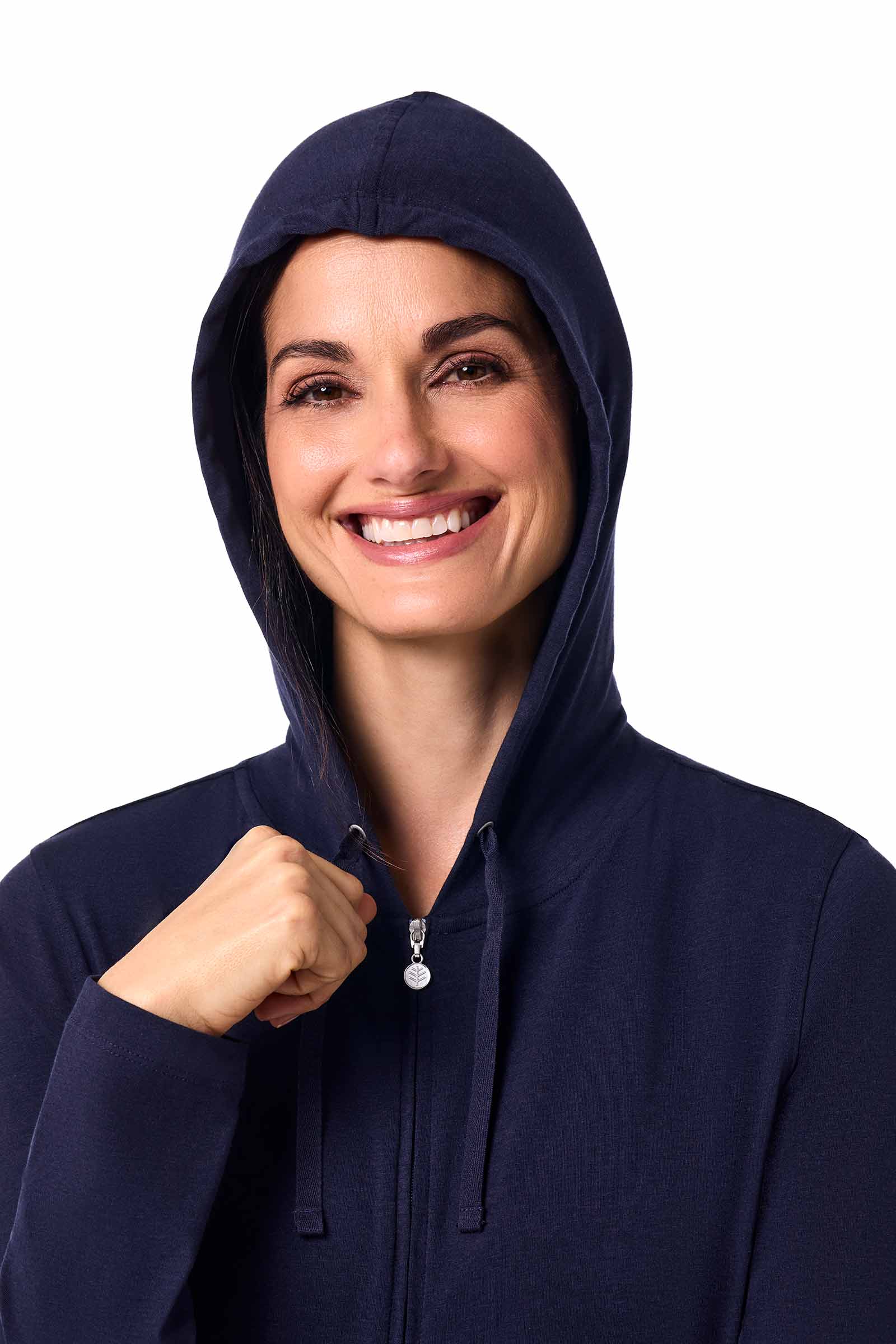 Women's Seaside Zip-Up Hoodie | Navy