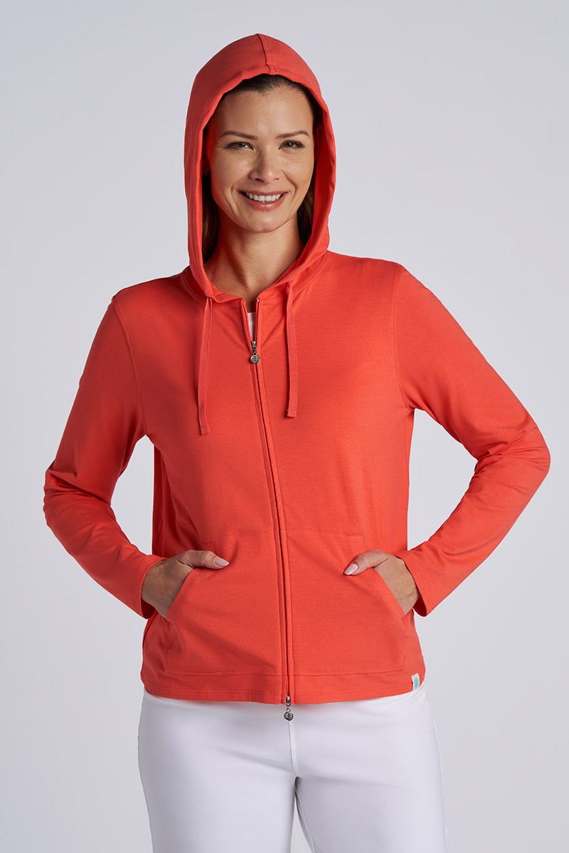 Women's Seaside Hoodie | Coral Reef