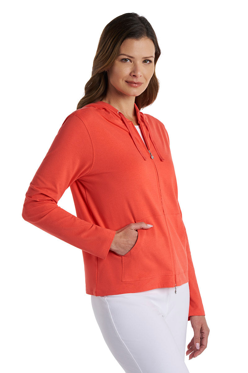 Women's Seaside Hoodie | Coral Reef