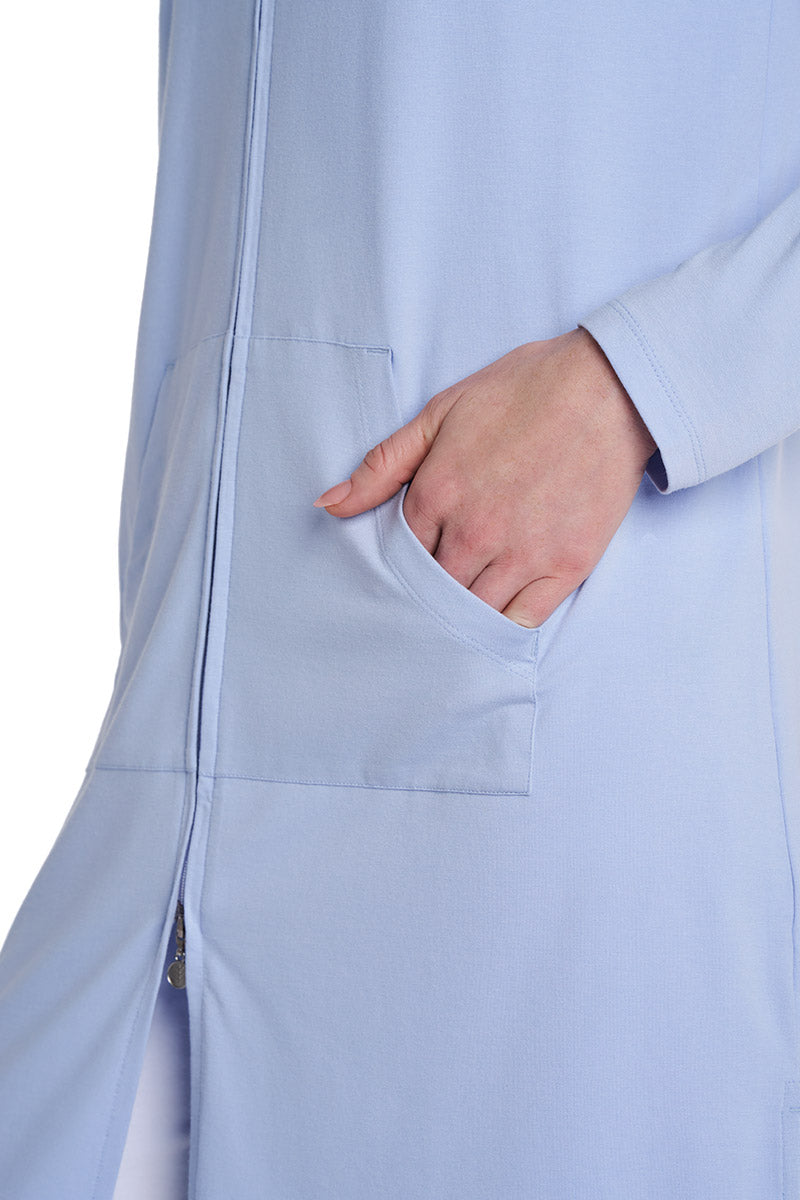 Women's Cabana Long Zip-Up Hoodie | Periwinkle
