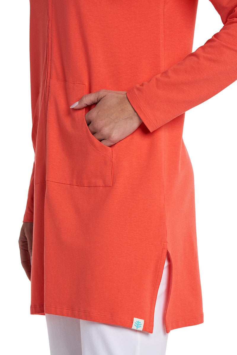 Women's Cabana Hoodie | Coral Reef