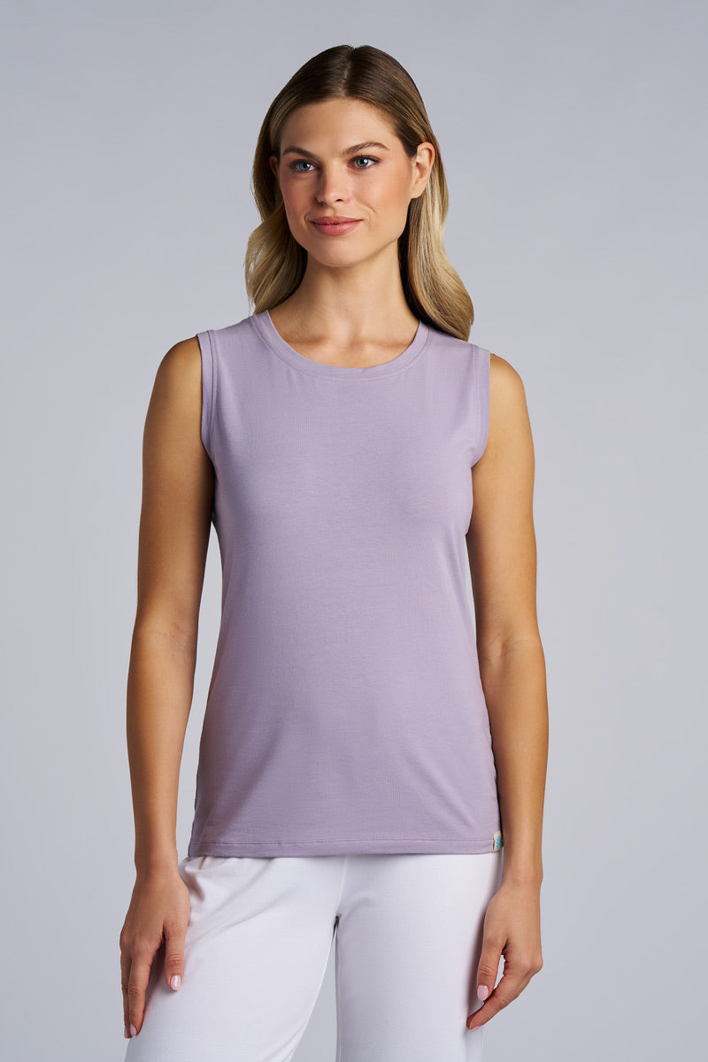 Women's Morada Everyday Basic Tank | Lavender Gray