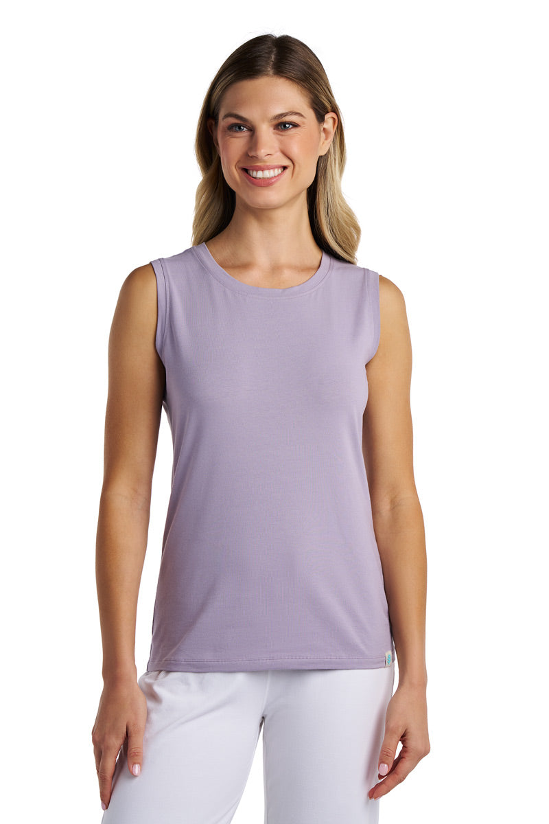 Women's Morada Everyday Basic Tank | Lavender Gray