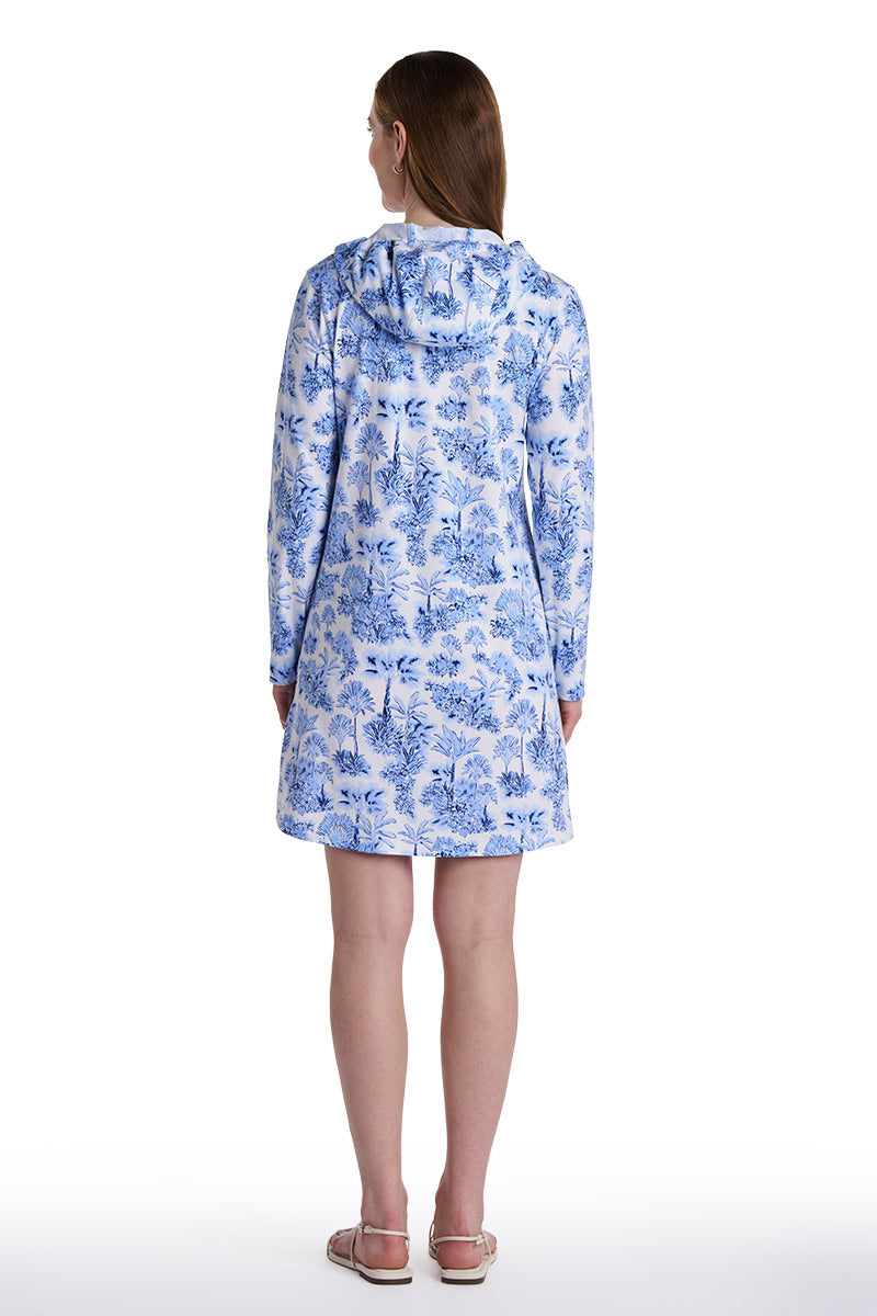 Women's Catalina Cover-Up Dress with Pockets | Periwinkle Isla Bonita