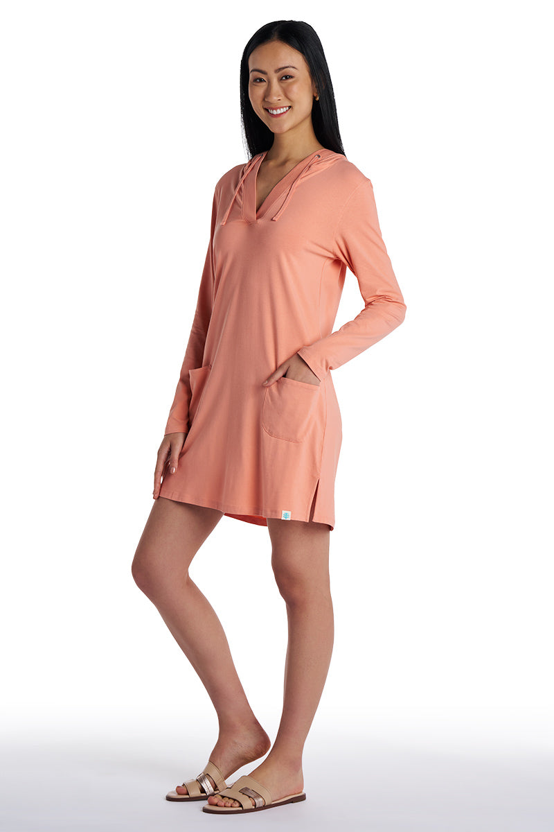 Women's Catalina Cover-Up Dress with Pockets | Soft Blush