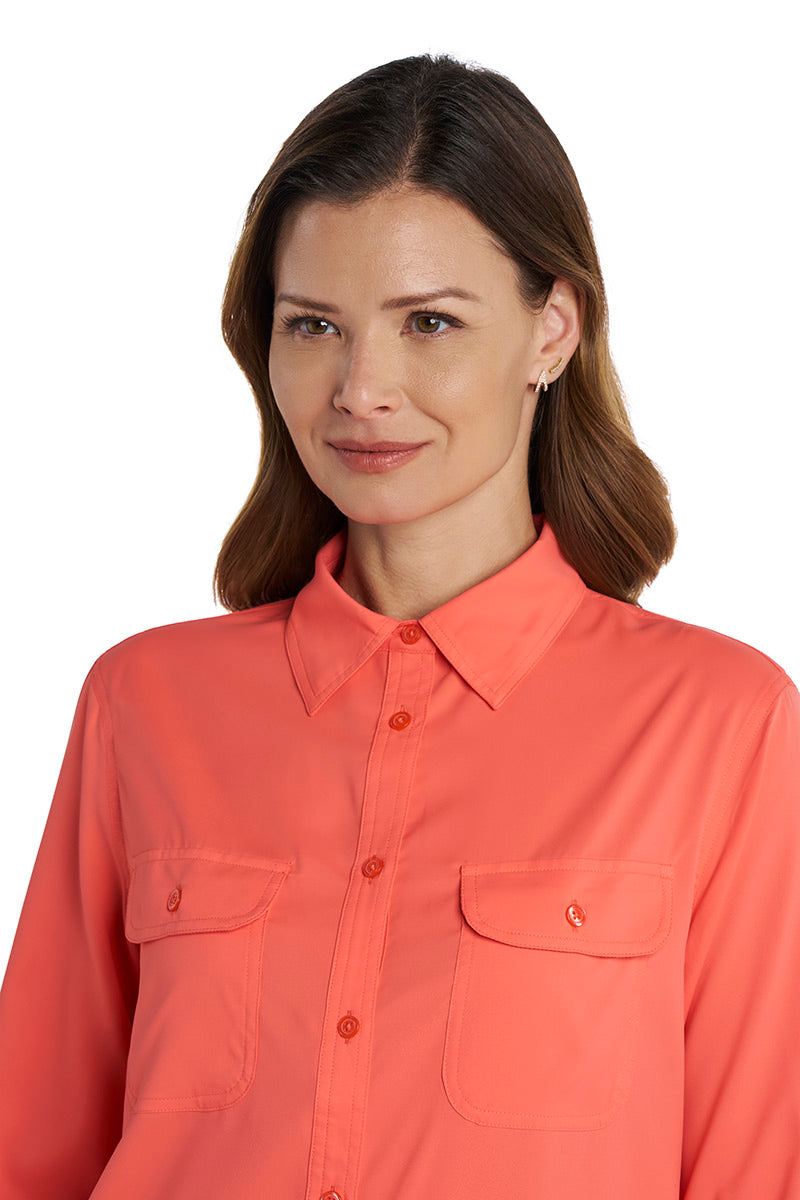 Women's Santorini Tunic Shirt | Coral Reef