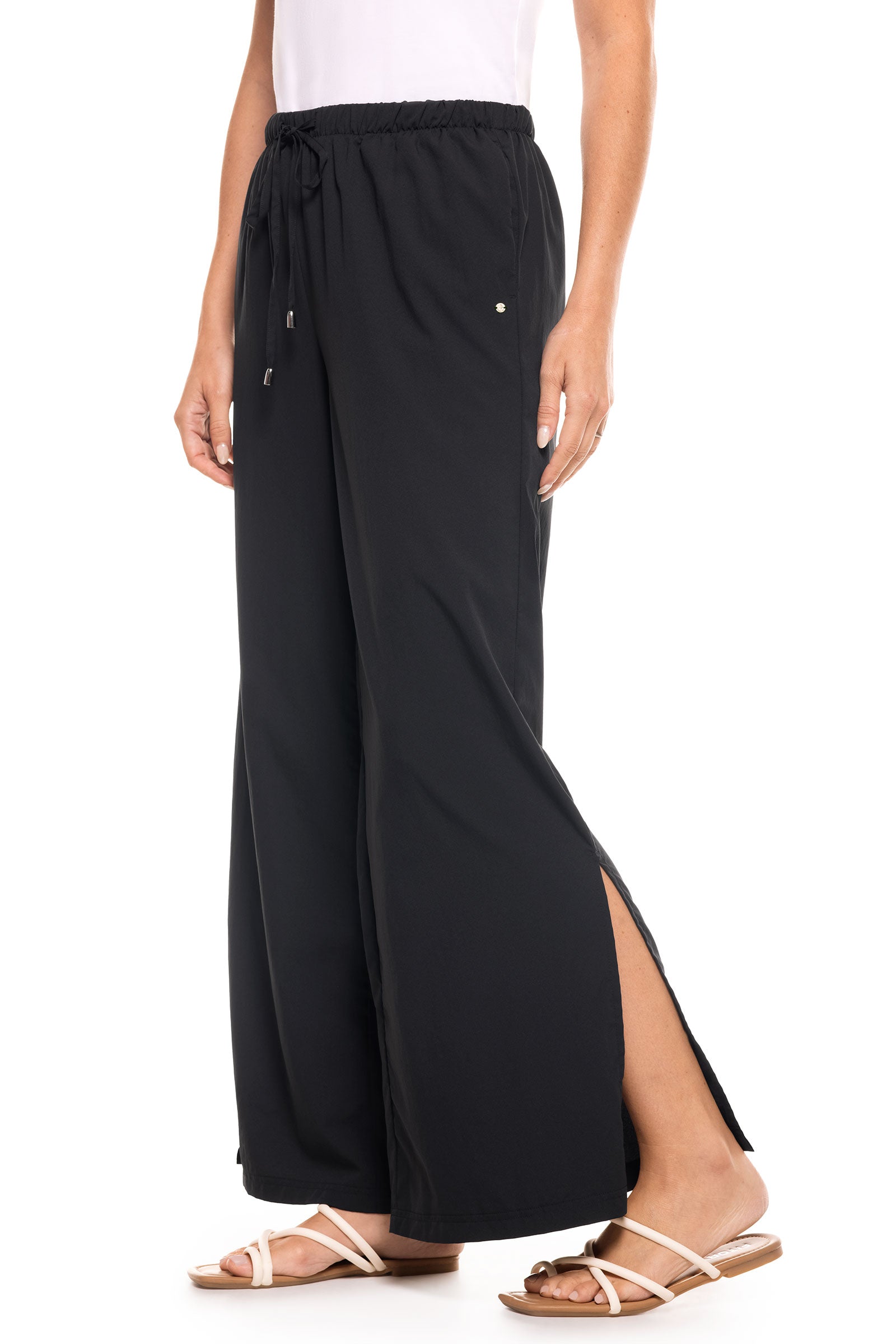 Women's Petra Wide Leg Pant | Black