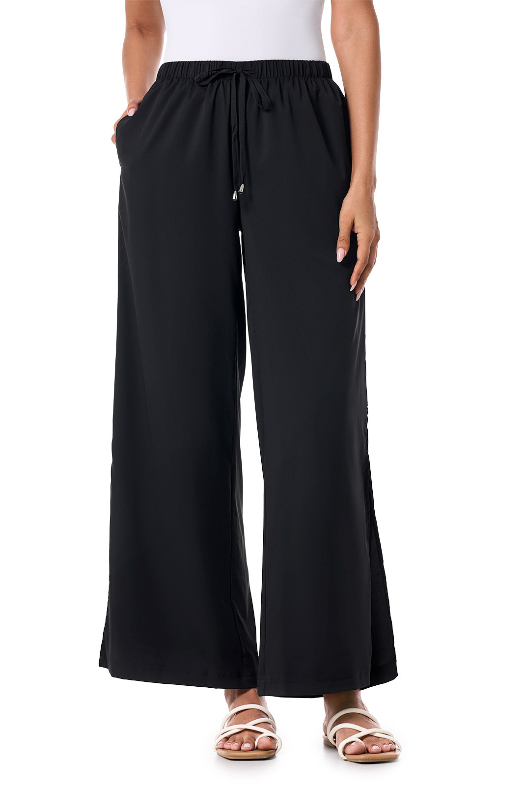 Women's Petra Wide Leg Pant | Black