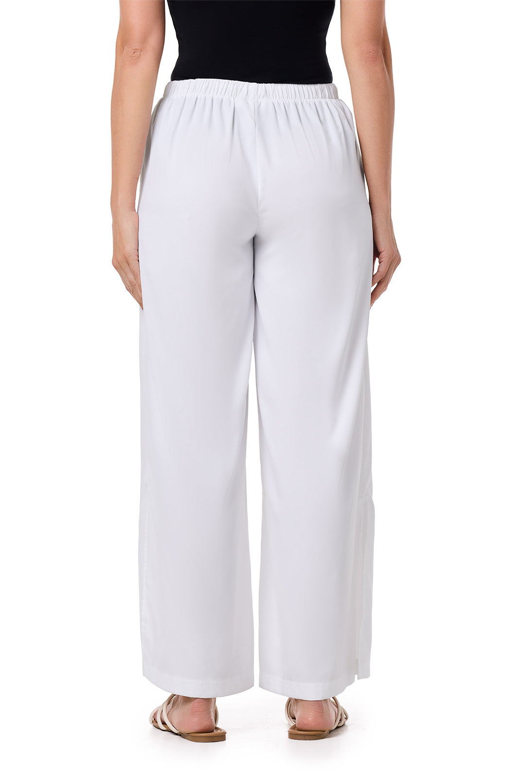 Women's Petra Wide Leg Pant | White