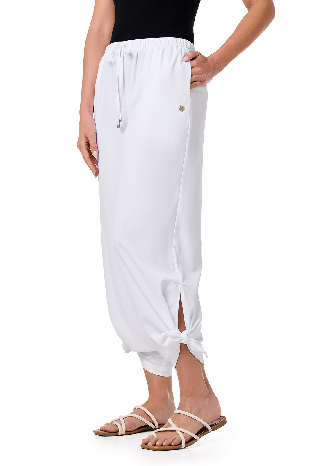 Women's Petra Wide Leg Pant | White
