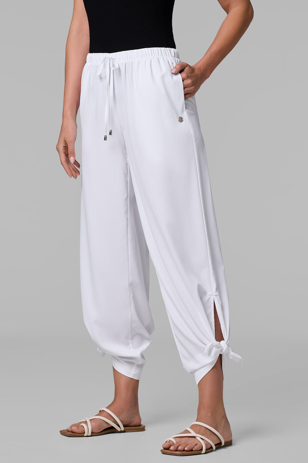 Women's Petra Wide Leg Pant | White