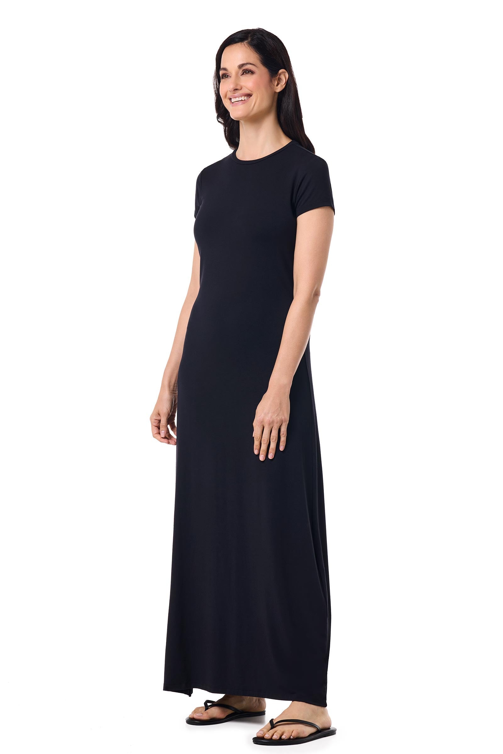 Women's Dounelle Fitted Maxi Dress | Black