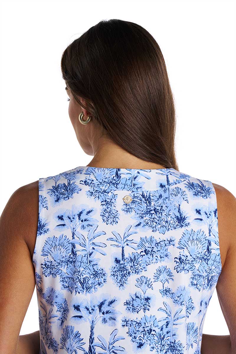 Women's Oceanside Tank Dress | Periwinkle Isla Bonita