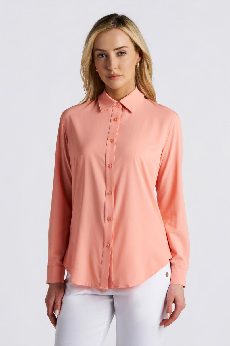 Women's Rhodes Long Sleeve Shirt | Soft Blush