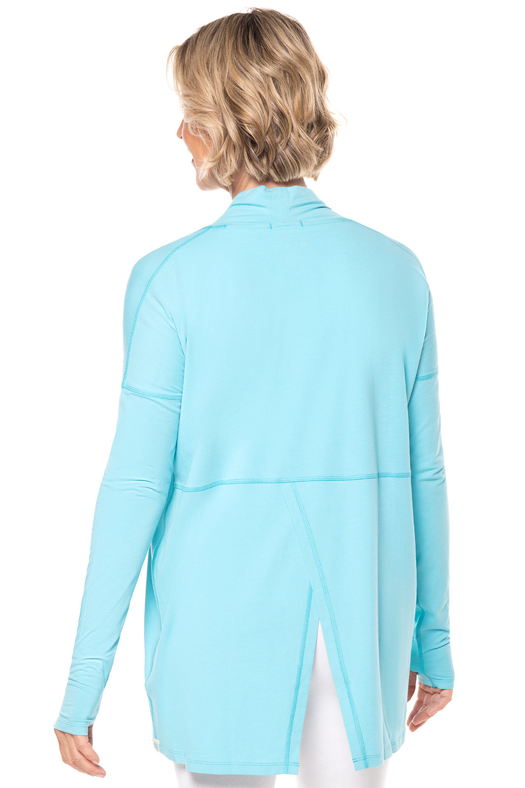Women's LumaLeo Wrap with Back Slit | Blue Curacao
