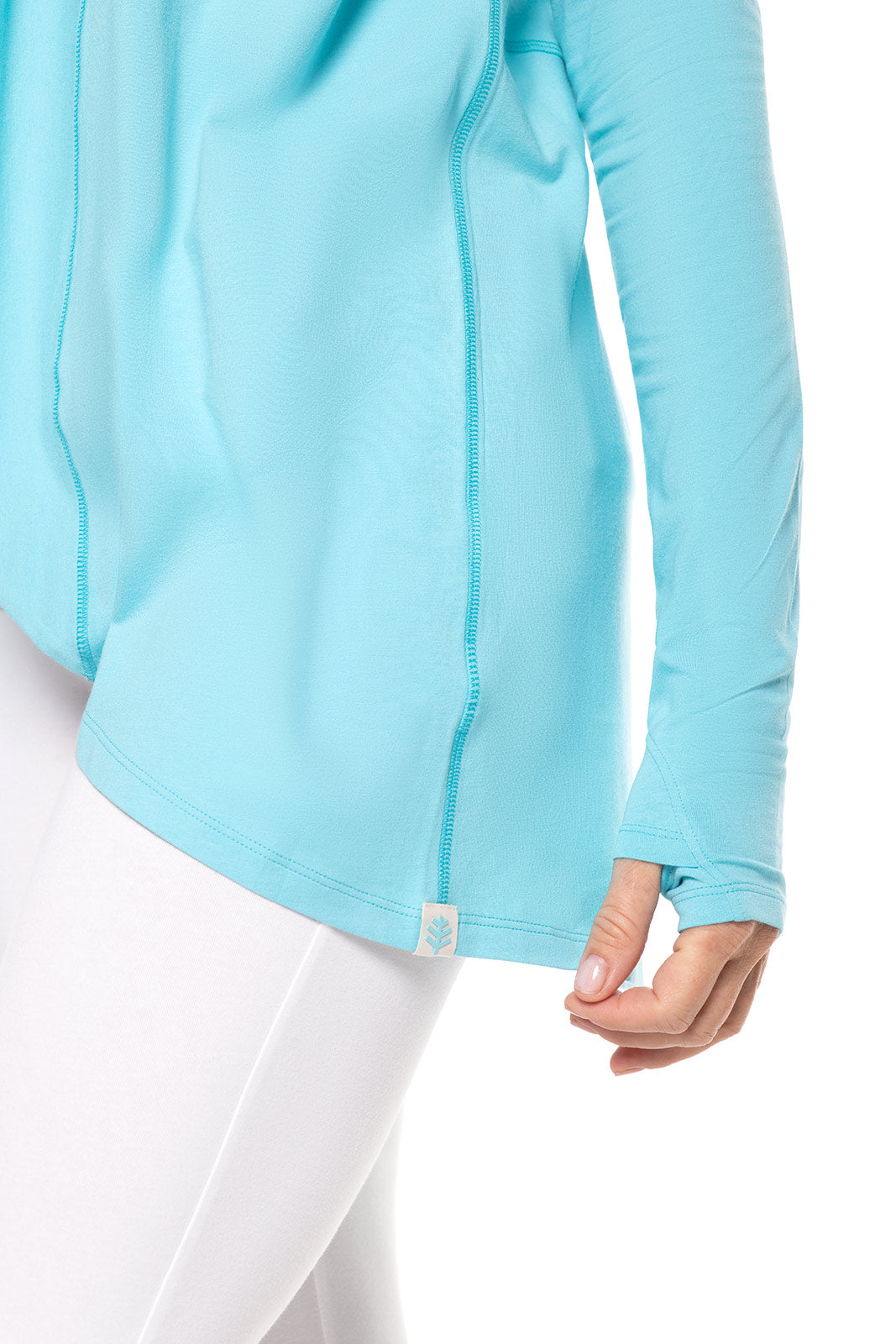 Women's LumaLeo Wrap with Back Slit | Blue Curacao