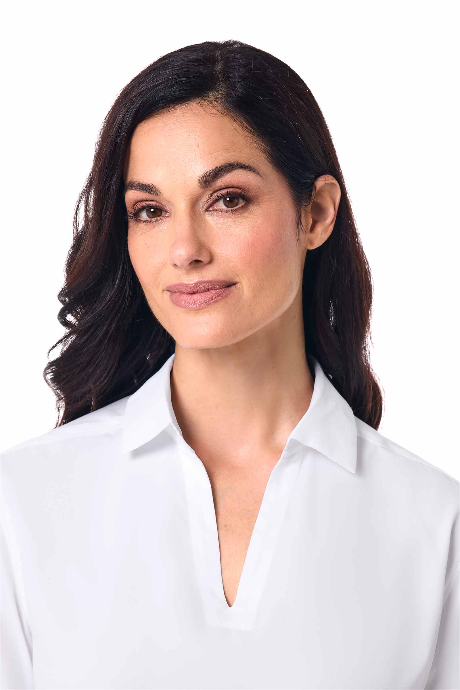 Women's Koesta Cover-Up Pull Over Shirt with Pockets | White