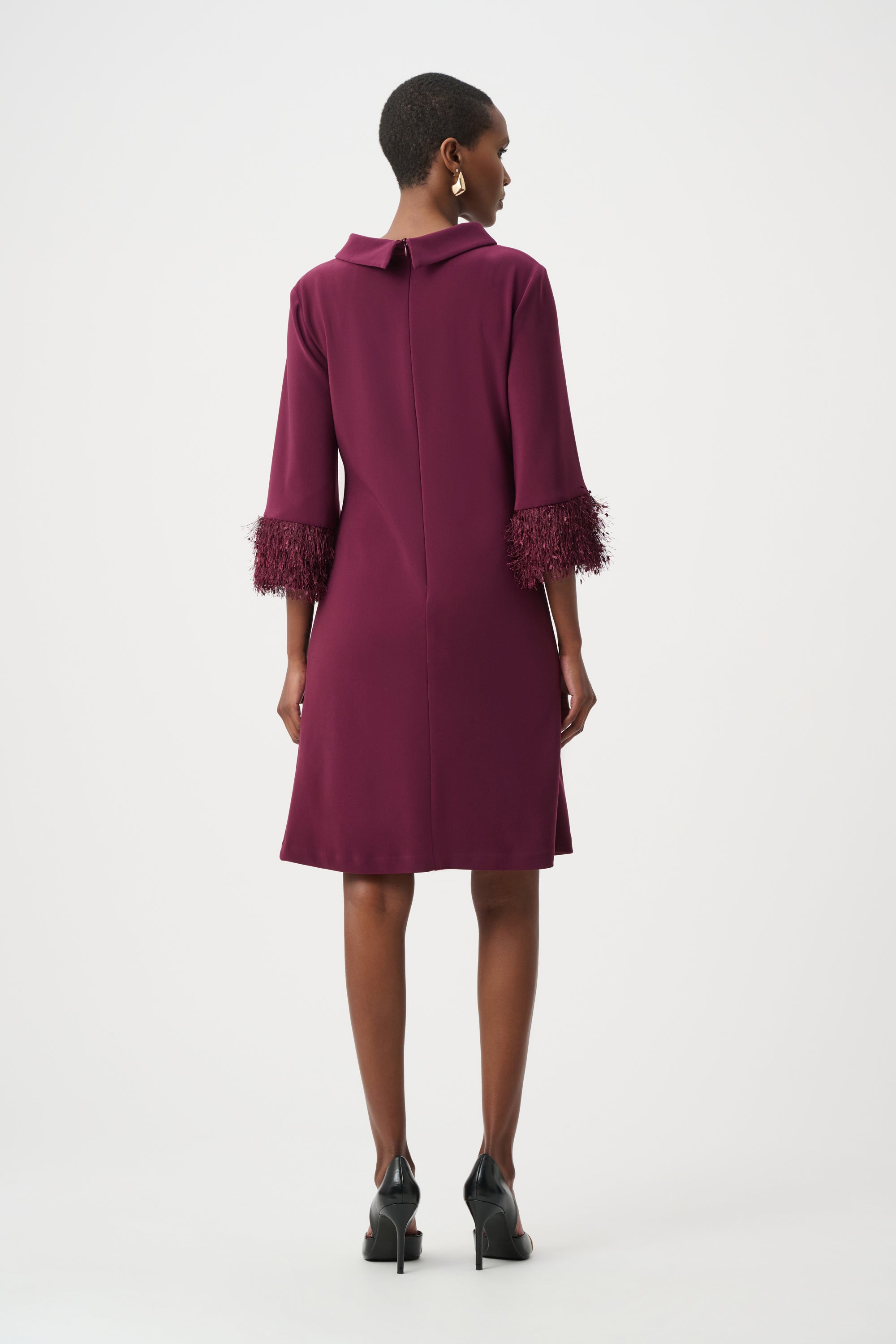 Silky Knit & Novelty A-Line Dress)