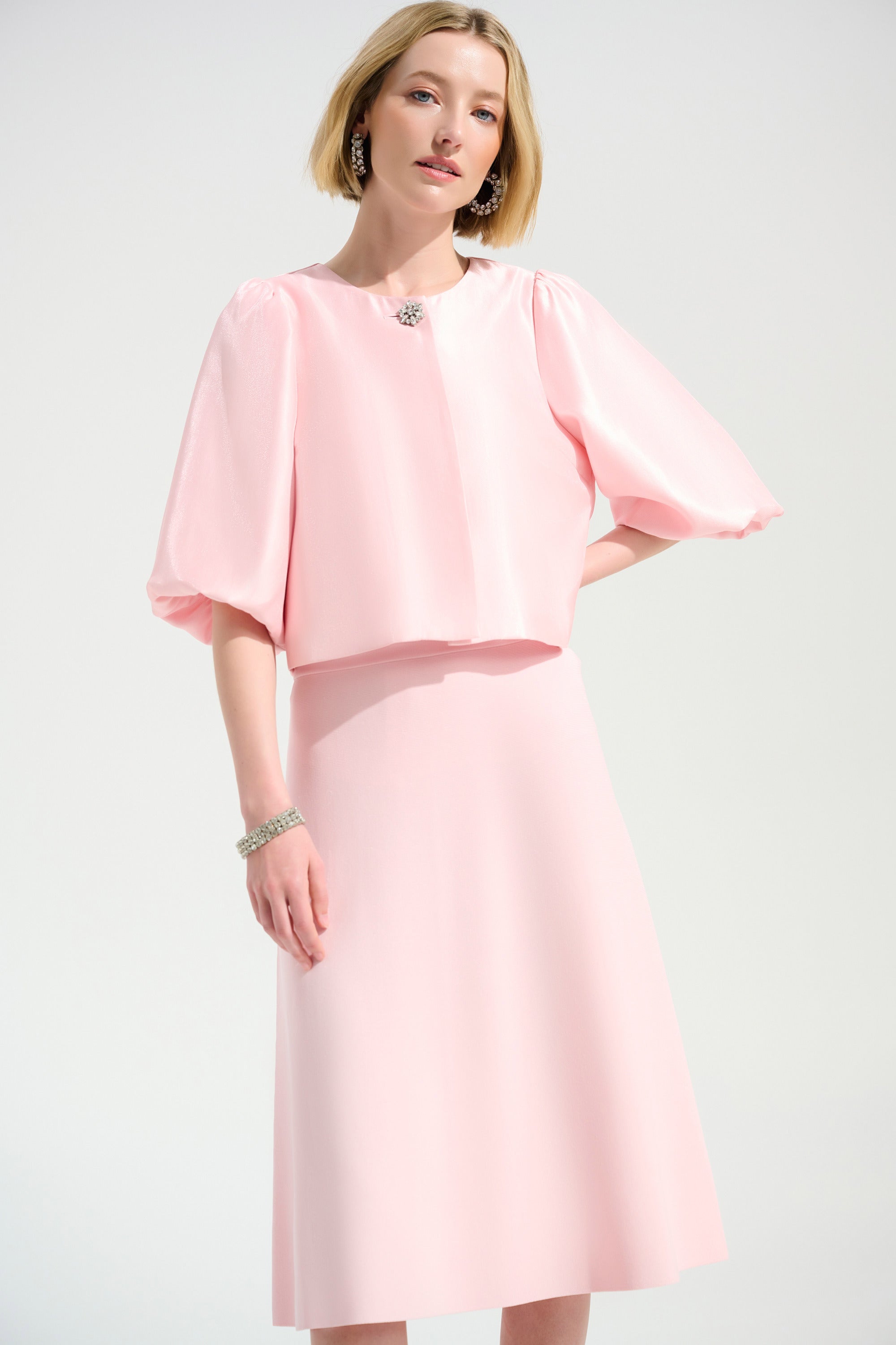 Viscose Sweaterknit A-Line Skirt