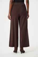 Square Stitch Knit Culotte Pant