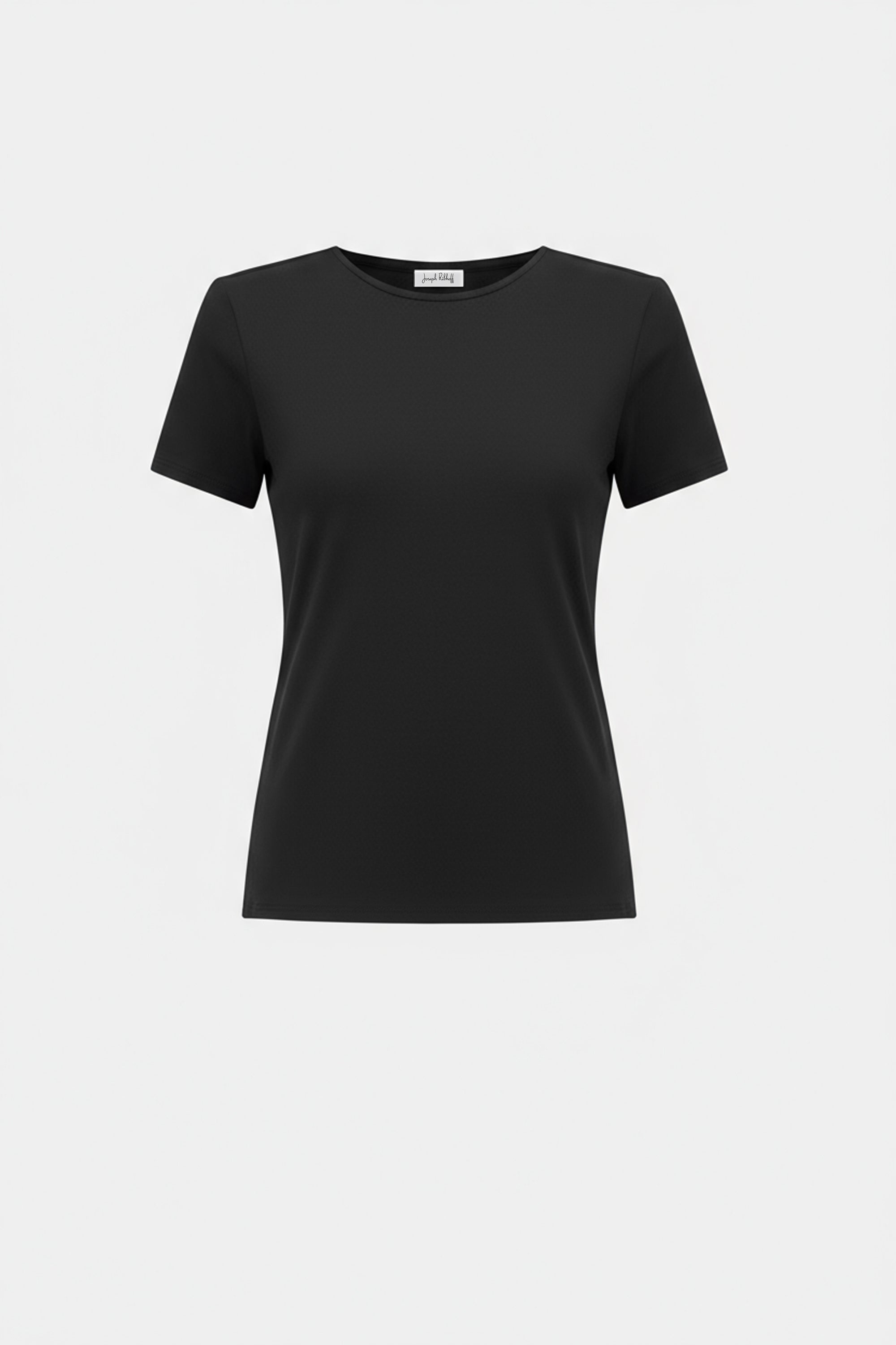 Silky Knit Fitted T-Shirt