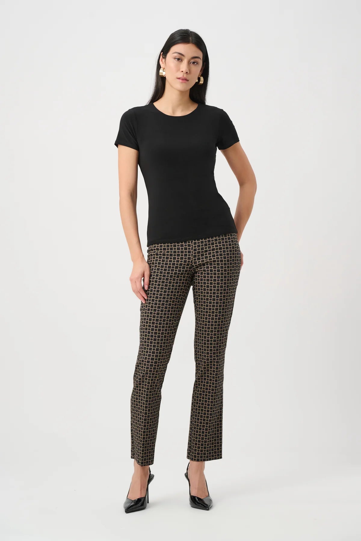 Silky Knit Fitted T-Shirt