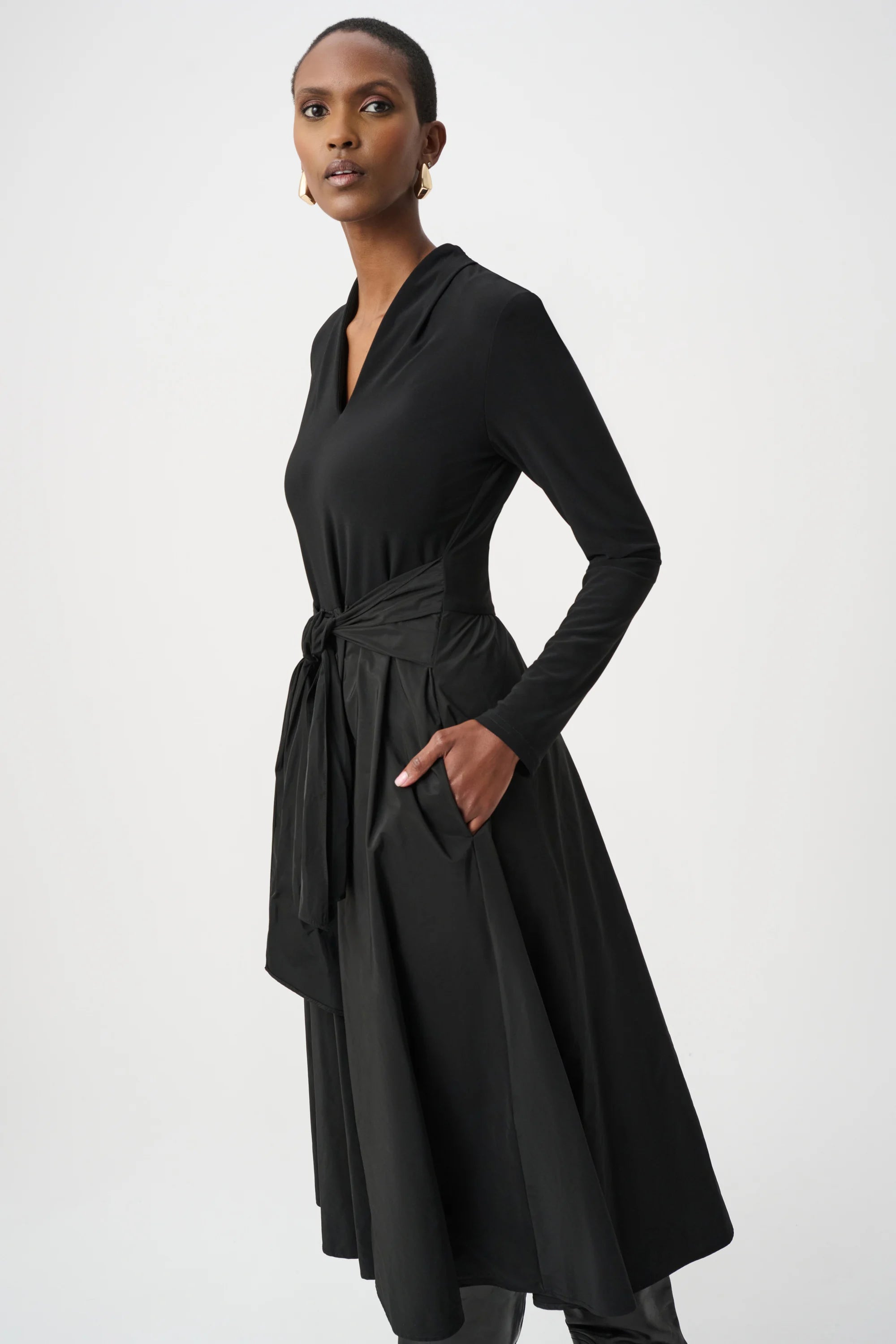 Silky Knit and Memory Fit and Flare Dress