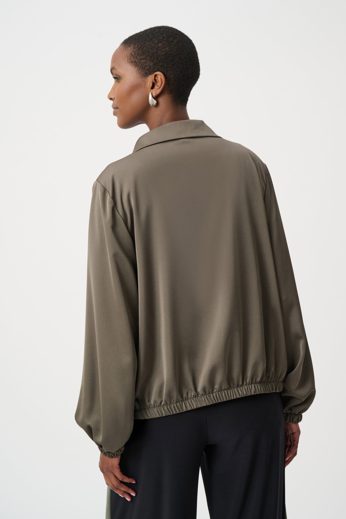 Recycled Satin Bomber Jacket