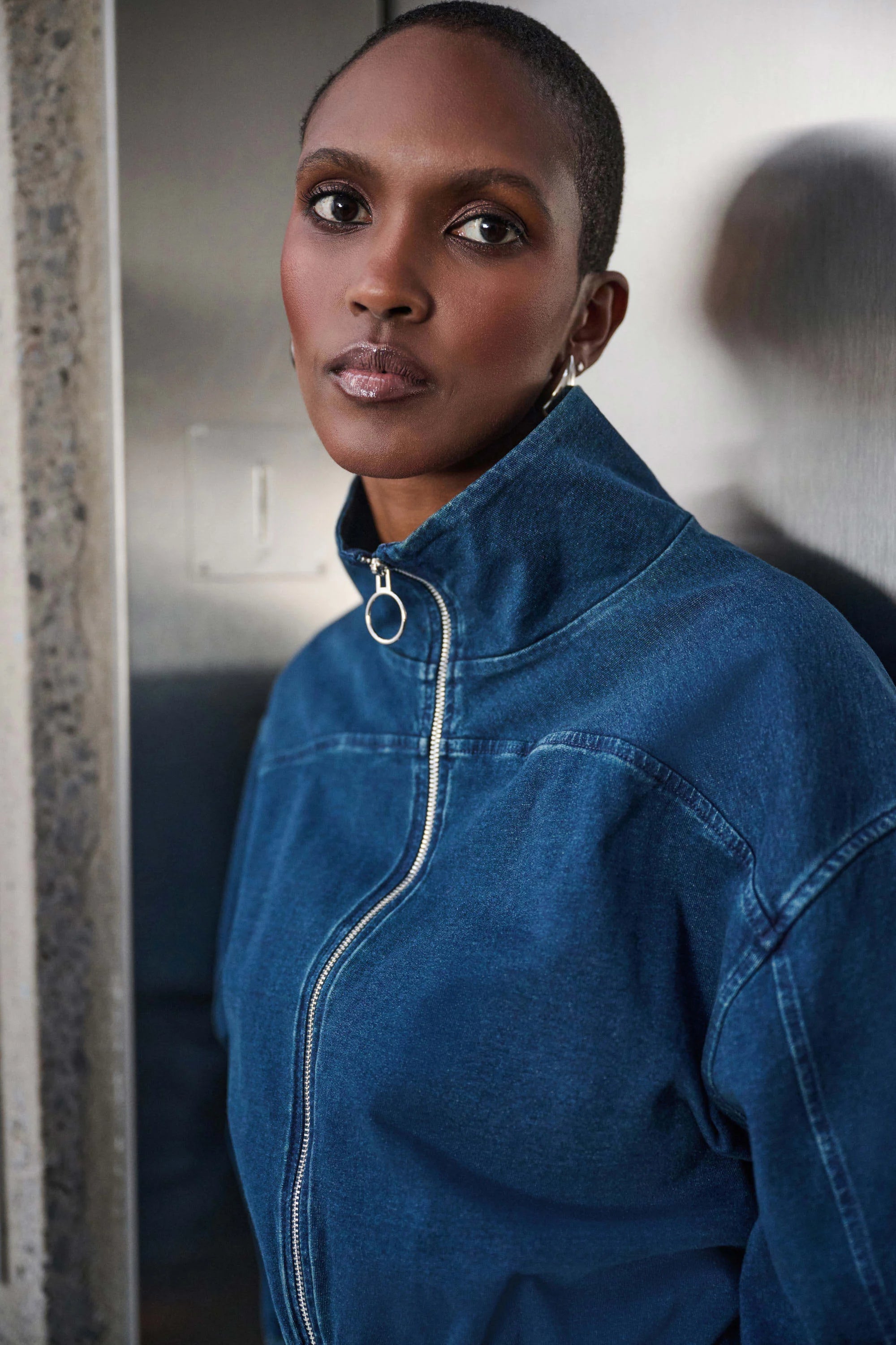 Denim Bomber Jacket