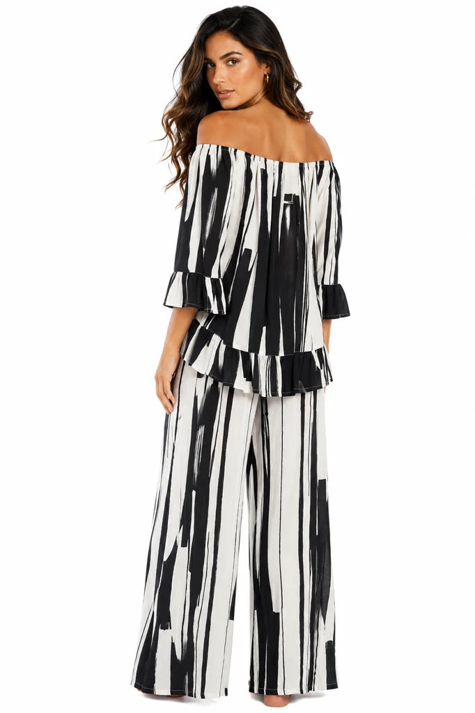 2 Piece Off The Shoulder Pant Set