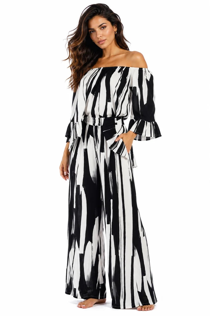 2 Piece Off The Shoulder Pant Set