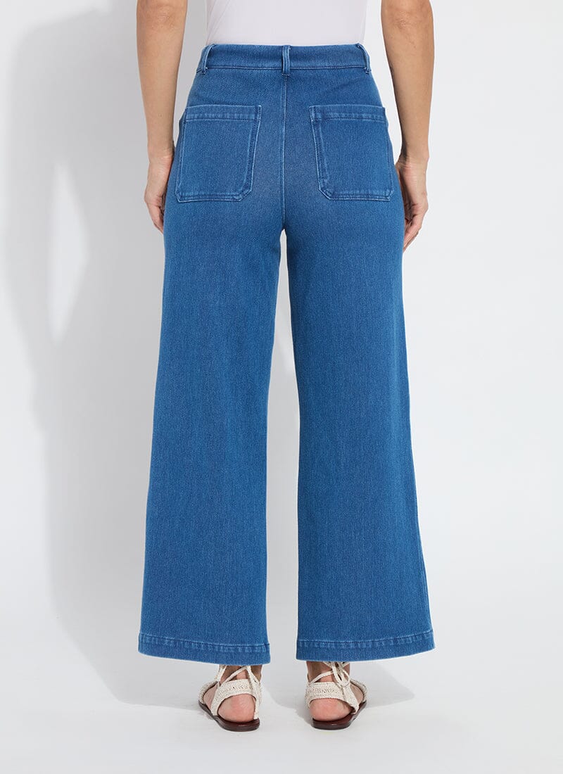Mallory Sailor Hi Waist Wide Leg Denim (28" Inseam)