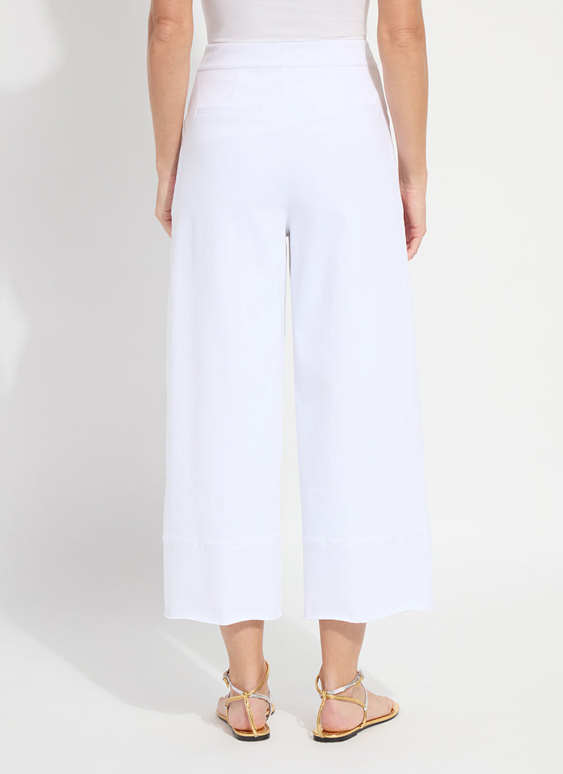 Dion Sailor Crop Palazzo Denim