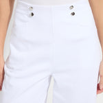 Dion Sailor Crop Palazzo Denim