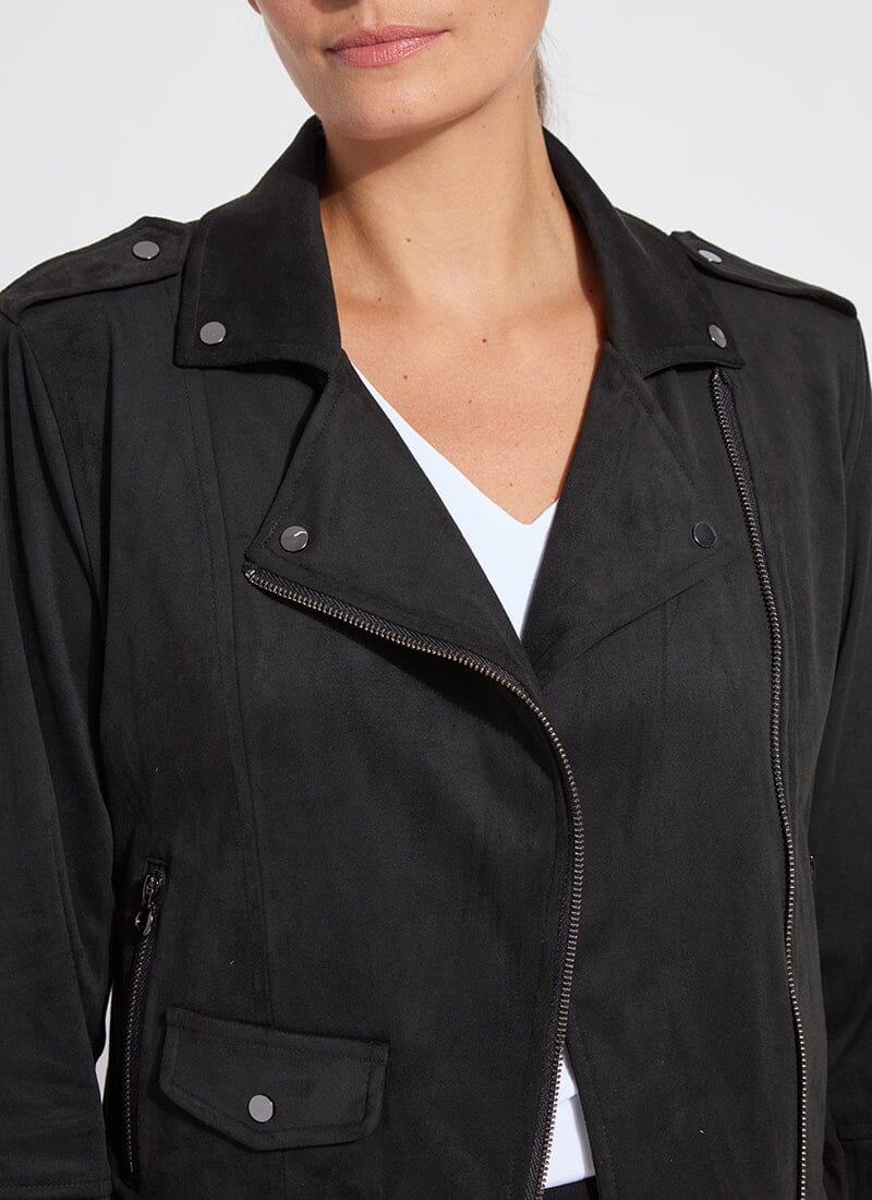 Ameila Moto Vegan Suede Jacket