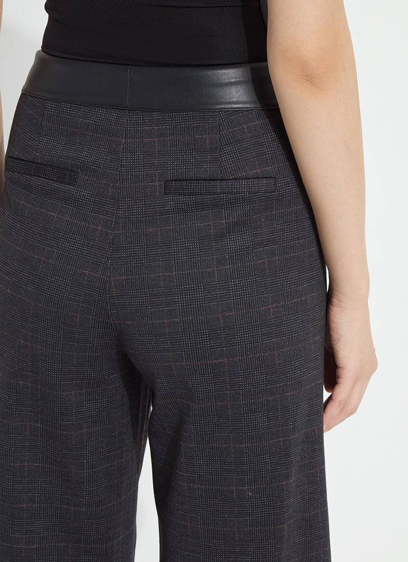 Denver Hi Waist Wide Leg Printed Ponte (28" Inseam)