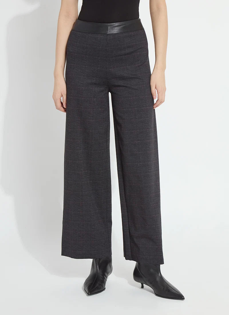 Denver Hi Waist Wide Leg Printed Ponte (28" Inseam)