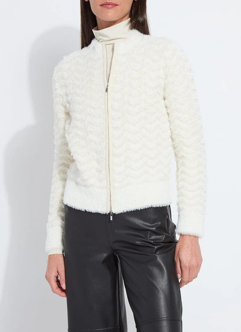 Ivanna Zip Front Knit Bomber
