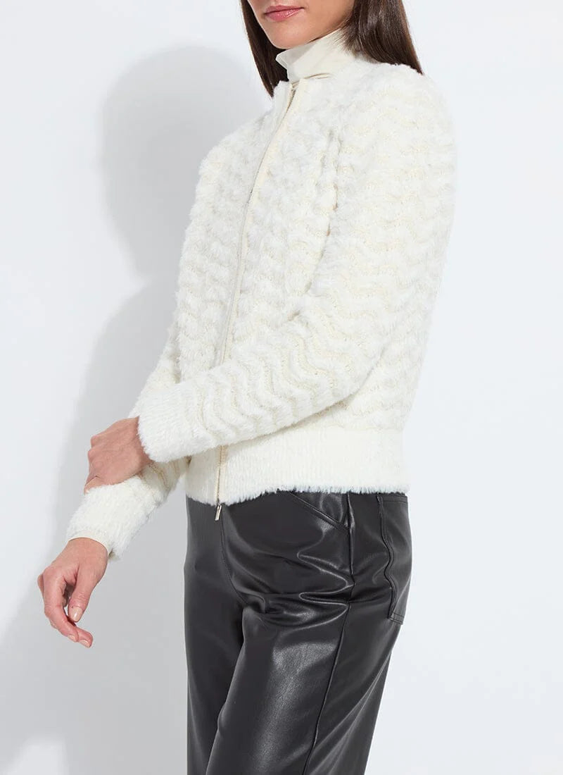 Ivanna Zip Front Knit Bomber