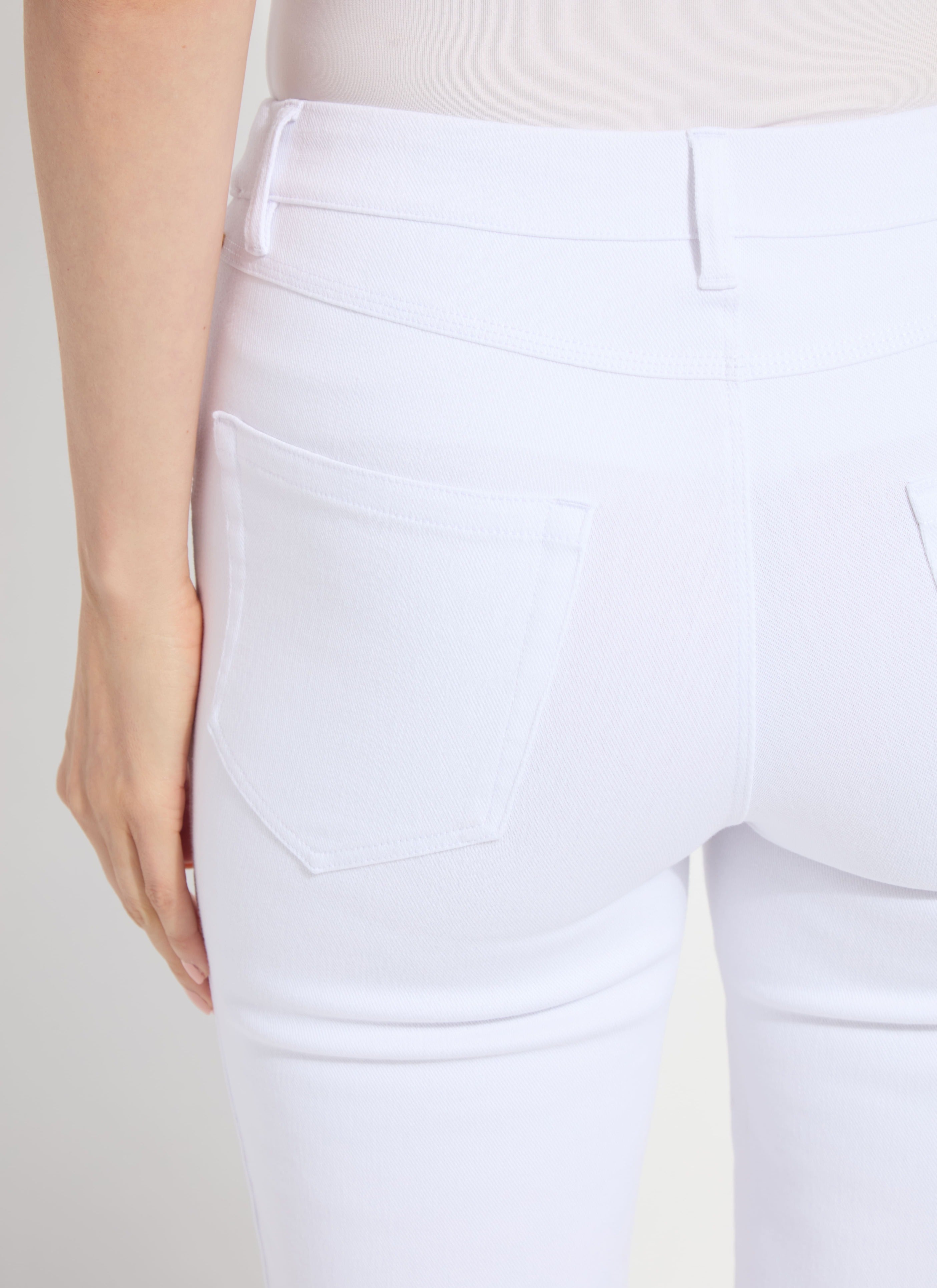 Billie Eyelet Straight Denim (26" Inseam)